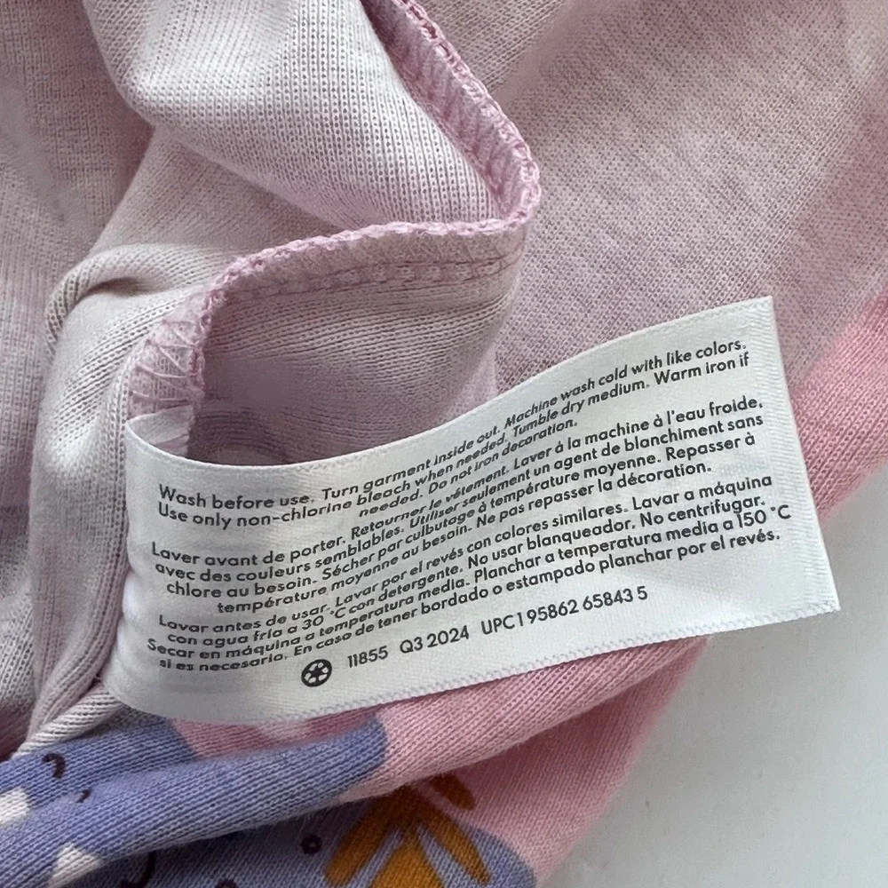 Carters Dinosaur Print 24‎ Months Baby Girl Pink One Piece Pajamas Sleepwear